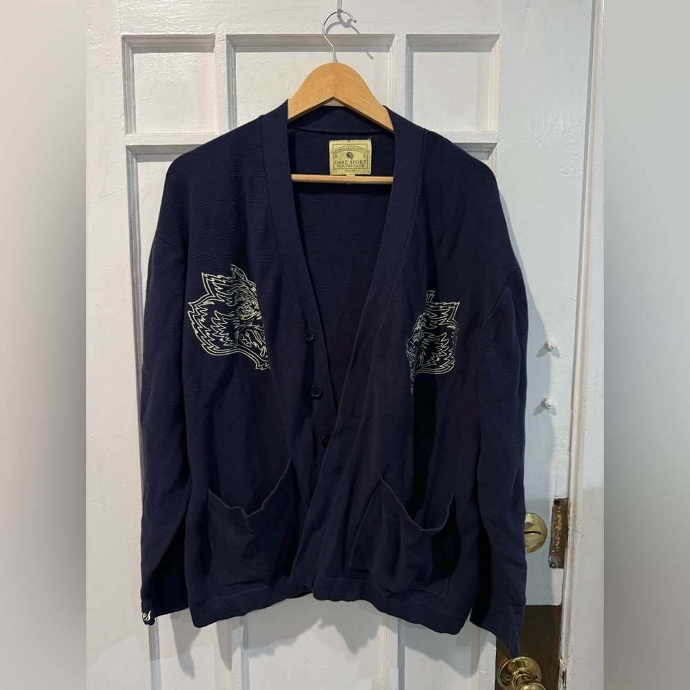Darc Sport Wolves Club Dark Blue Cardigan